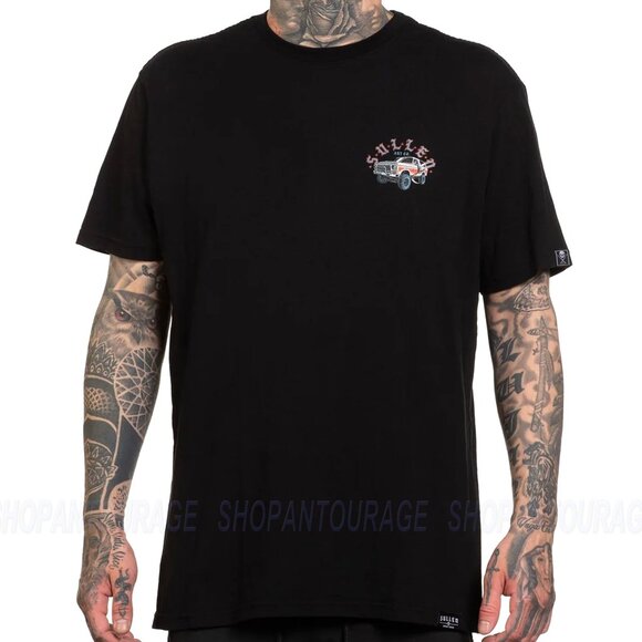 Sullen Art Collective End Of The Road Premium Fit SCM6545 New Short Sleeve T-shi - Picture 2 of 7
